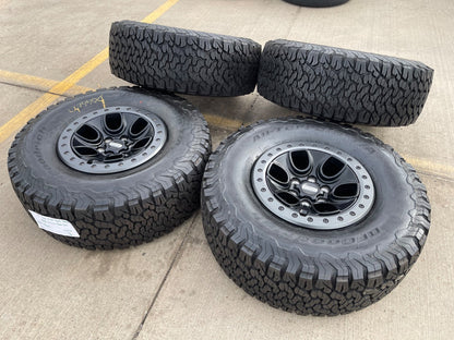 17" Ford F-150 Raptor OEM BEADLOCK rims wheels 10459 95210 BFG KO2 35" tires NEW