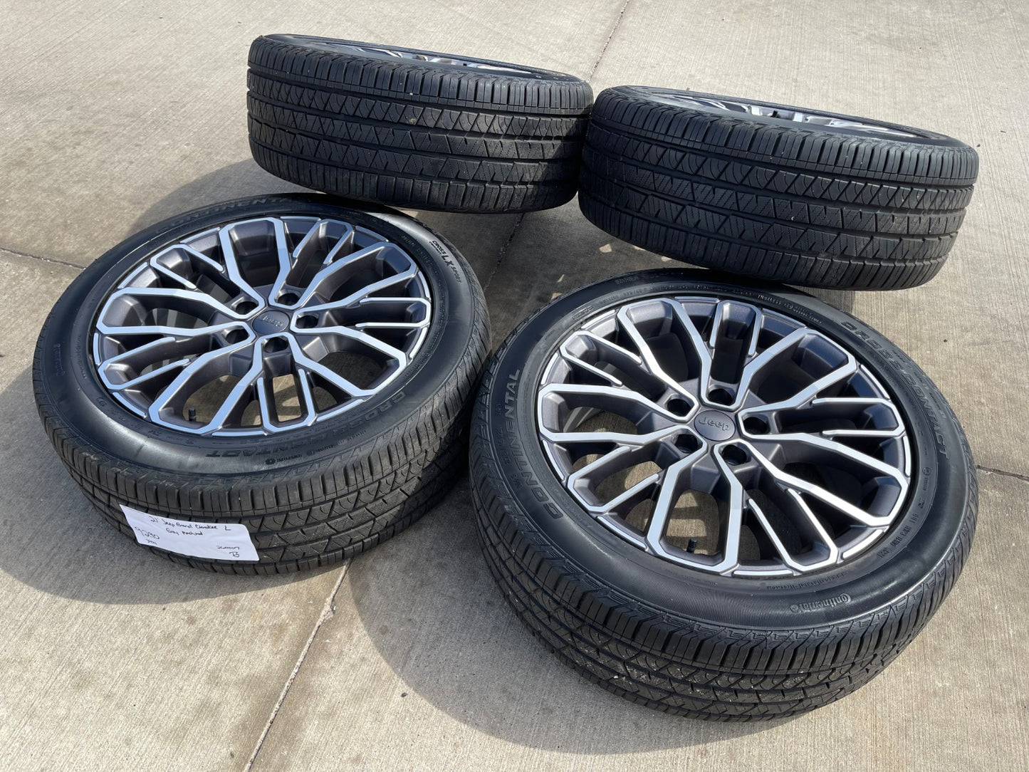 21" Jeep Grand Cherokee L OEM wheels rims 9290 Durango CONTINENTAL NEW