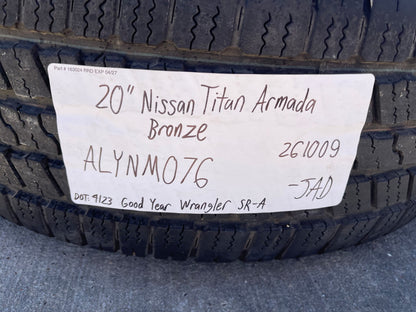 20" Nissan Titan Armada OEM 62753 wheels rims BRONZE 2023 2024 2025 2026 SET