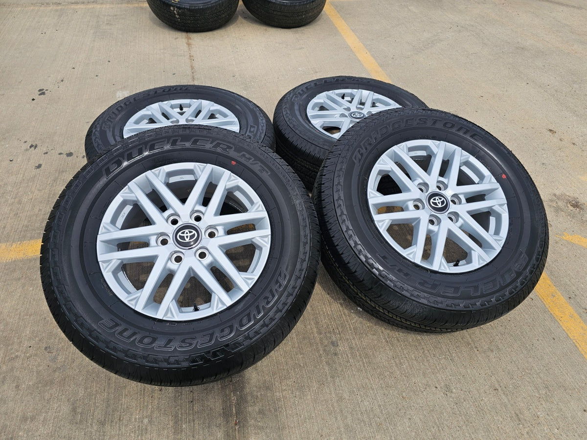18" Toyota Tundra Sequoia TRD OEM 75281 wheels rims LX600 BRIDGESTONE SET NEW