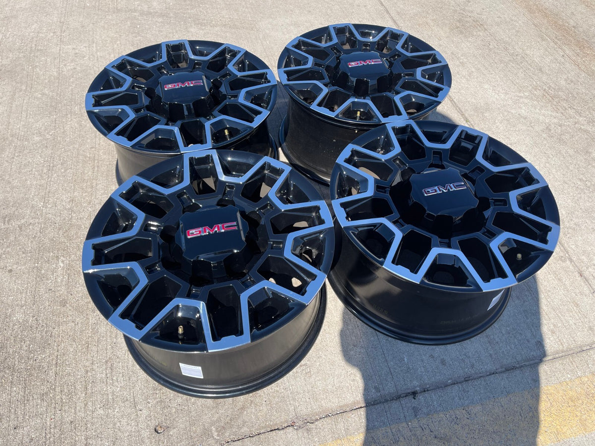 18" GMC Sierra AT4X Chevy Trail Boss 2500 OEM 14136 wheels rims 2025 2026 NEW