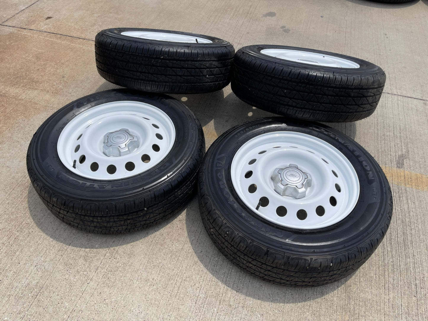 17" Ford Maverick Bronco Sport WHITE rims wheels 10415 OEM NEW