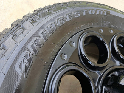 20" Ford F-250 F-350 OEM black LARIAT wheels rims 10299 tires BRIDGESTONE NEW