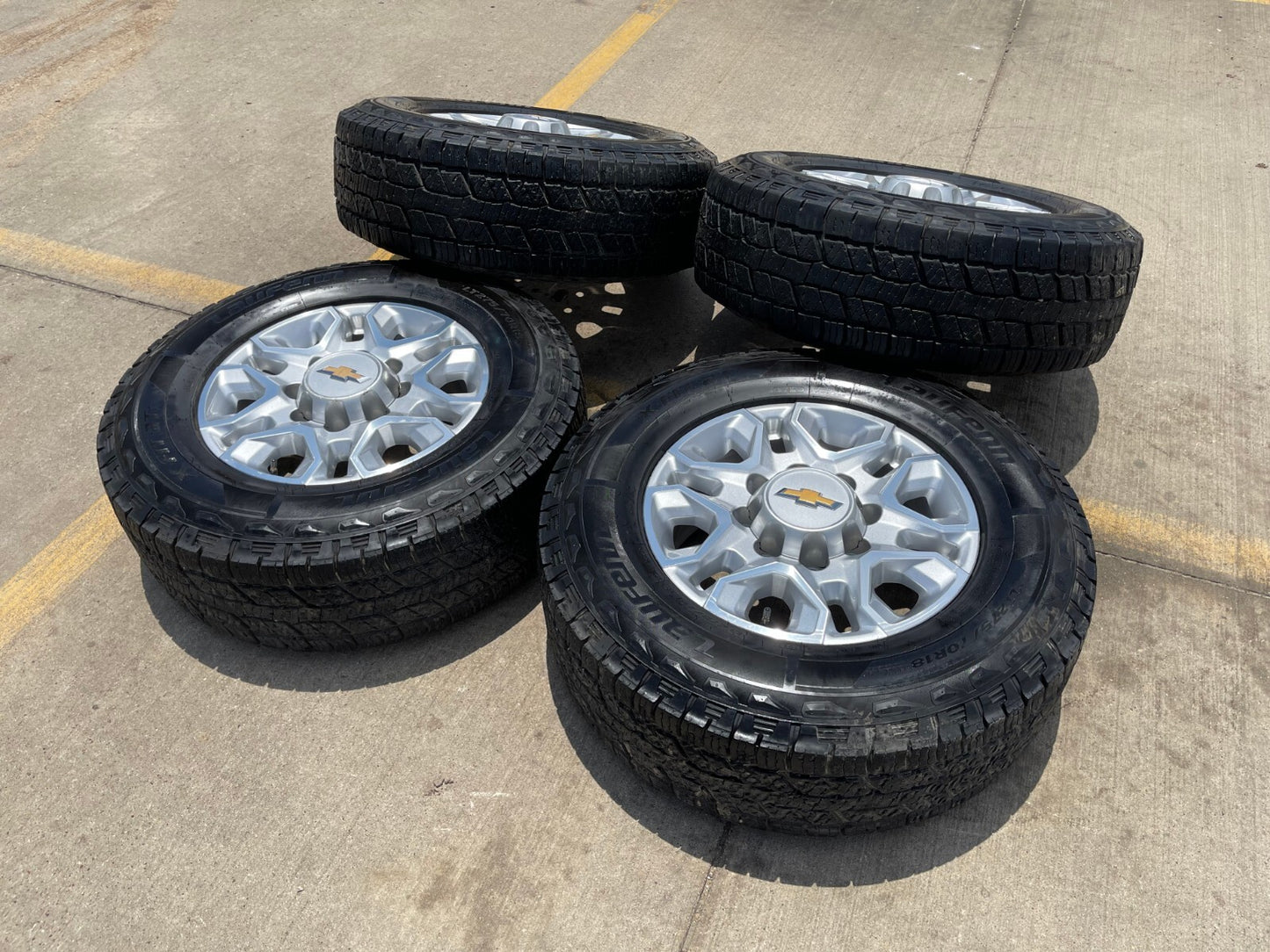 18" Chevy Silverado 2500 3500 OEM 5959 wheels rims 2021 2022 2023 2024 2025