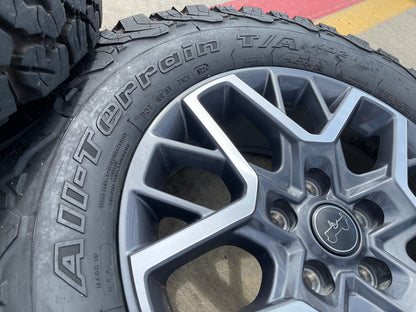 18" Jeep Wrangler Grand Cherokee Gladiator OEM 9331 wheels rims BFG KO2 A/T NEW