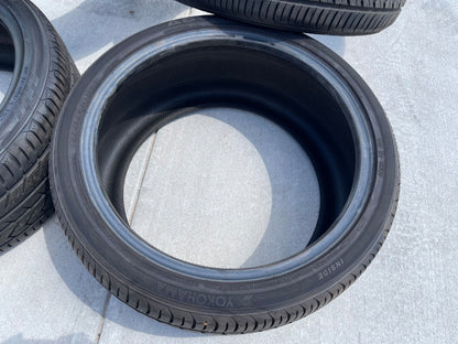(2) 245/40R19 + (2) 275/35R19 Yokohama Advan Sport A/S+ Plus 98Y XL tires SET