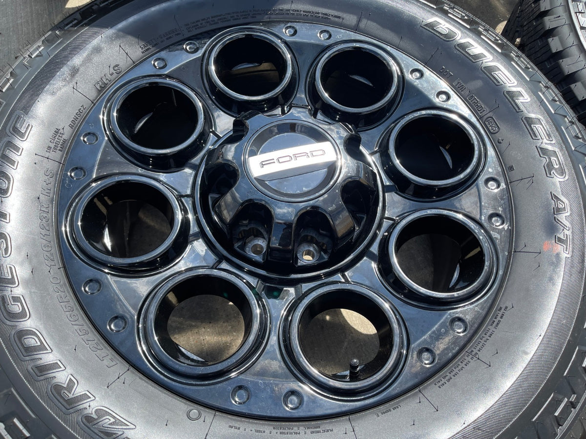 20" Ford F-250 F-350 OEM TREMOR wheels rims SET 10299 10484 BRIDGESTONE SET NEW