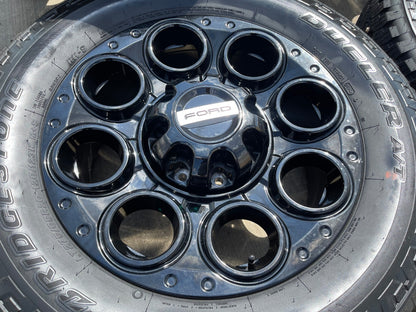 20" Ford F-250 F-350 OEM TREMOR wheels rims SET 10299 10484 BRIDGESTONE SET NEW