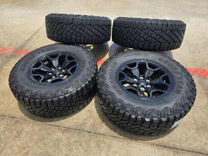 18" Dodge Ram 1500 TRX RHO Black OEM 66002 wheels rims TERRITORY A/T 35"