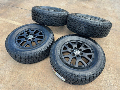 17" Toyota Tacoma 4Runner TRD Matte Black OEM wheels rims tires 2024 2025 NEW