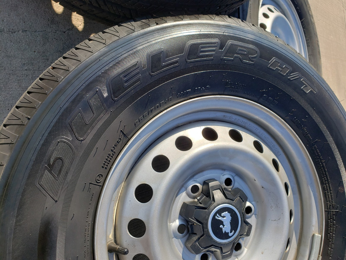 16" Ford Bronco steel wheels rims tires 10226 Ranger 2022 2023 2024 2025