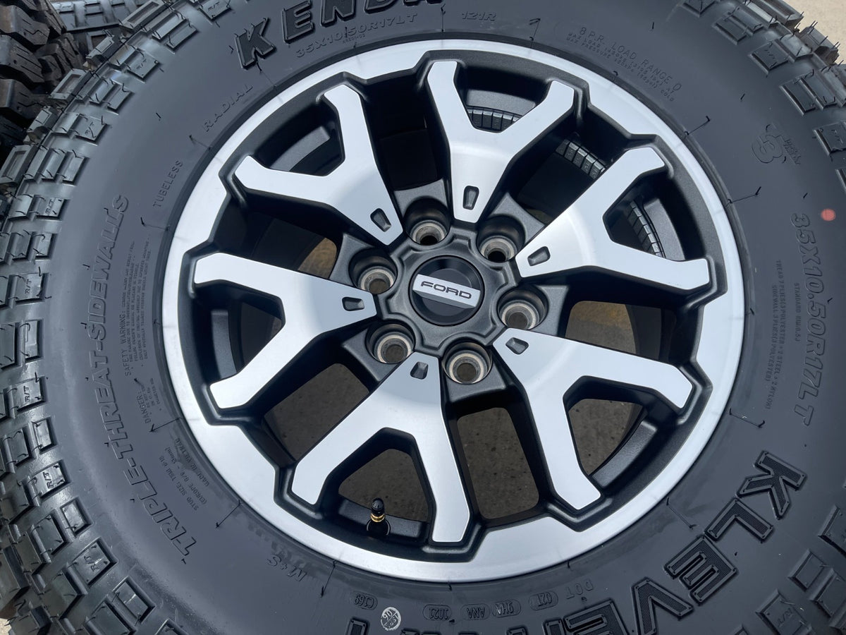 17" Ford F-150 Raptor Bronco OEM 95353 rims wheels SET KENDA R/T 35" NEW