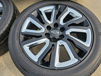 22" Chevy Tahoe Suburban OEM 5907 5901 wheels rims Silverado 2022 2023 2024 2025