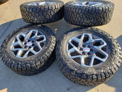 20" GMC Sierra Yukon AT4 Tahoe Silverado OEM 95369 wheels rims TOYO 34"