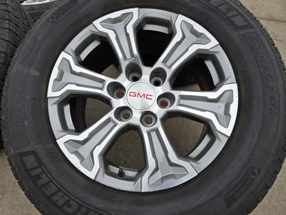 18" GMC Sierra AT4 Chevy Silverado OEM 5910 wheels rims MICHELIN