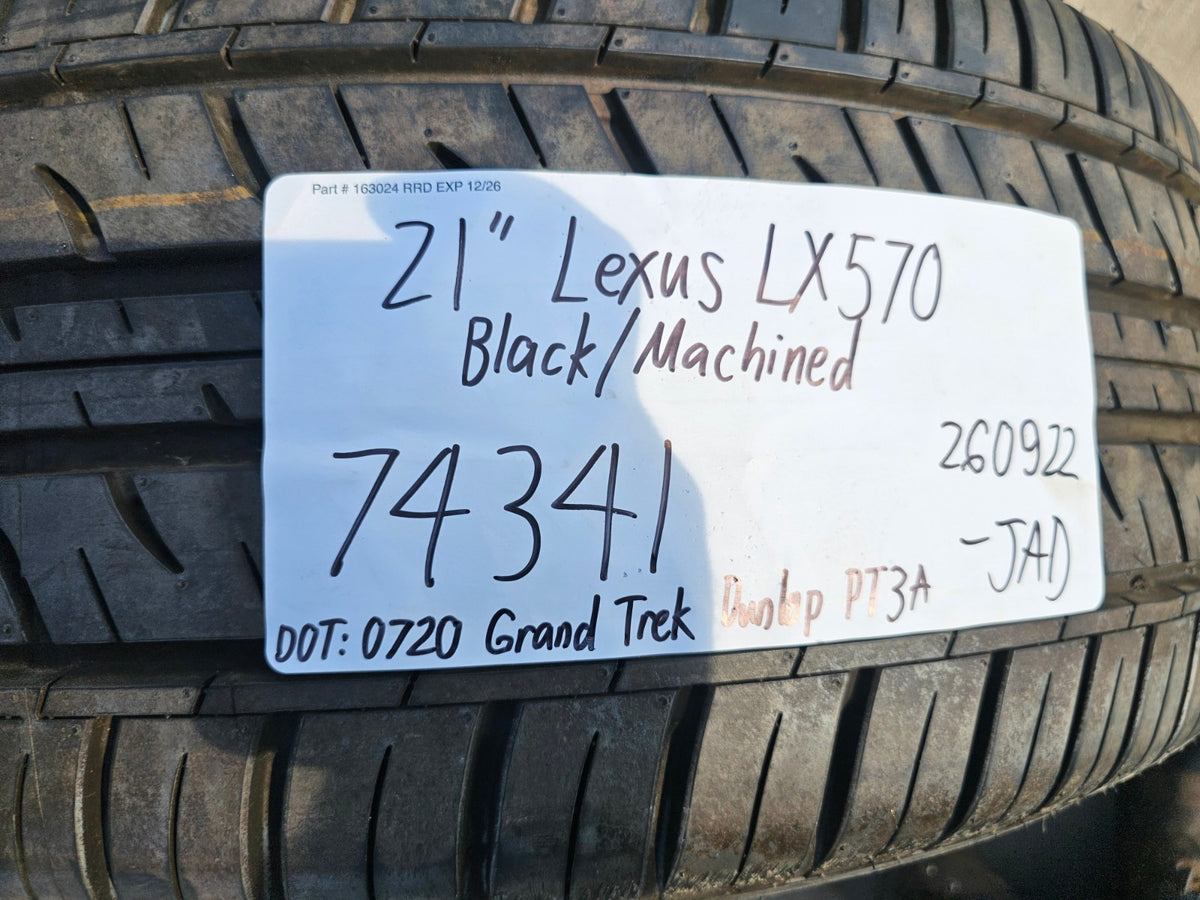 21" Lexus LX570 Toyota Land Cruiser OEM 74341 wheel rim tire 5x150 single spare
