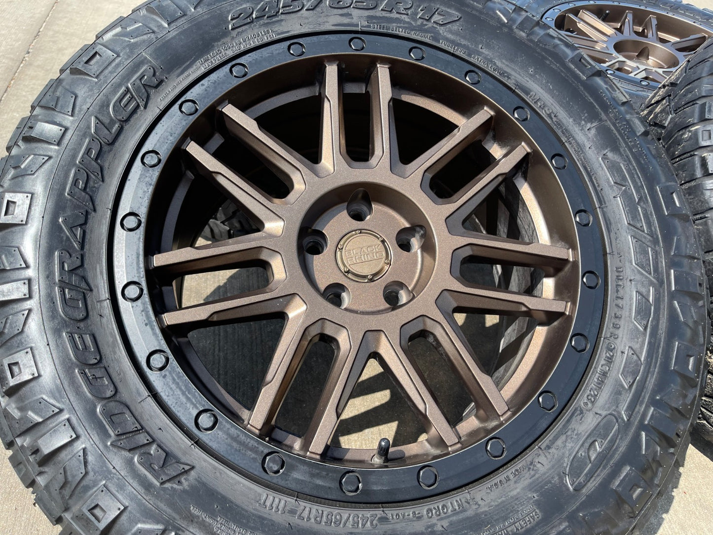 17" 17x8 Black Rhino Arches BRONZE Ford Maverick Bronco Sport rims wheels SET