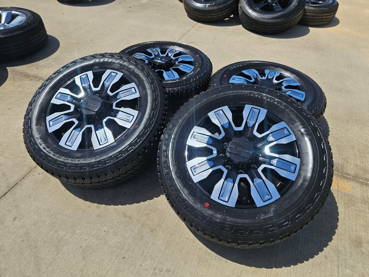20" GMC Sierra DENALI 2500 3500 OEM wheels rims 5958 14138 Chevy DUELER A/T NEW
