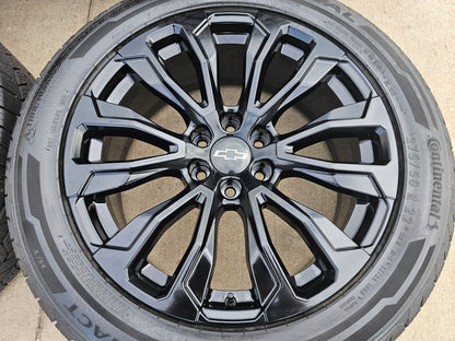22" GMC Yukon Sierra DENALI OEM wheels rims 14025 97000 tires 2022 2023 2024 NEW