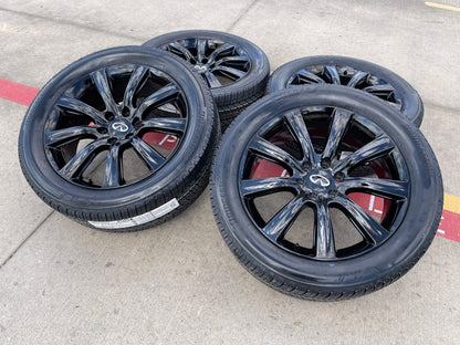 22" Infiniti QX80 QX56 Nissan Titan OEM 73729 wheels rims BRIDGESTONE SET NEW
