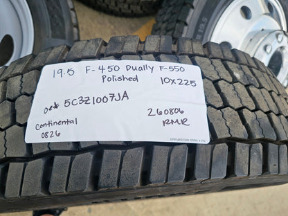19.5" Ford F-450 Dually F-550 rims wheels RAM 4500 OEM 10x225 2025 2026 2027 NEW
