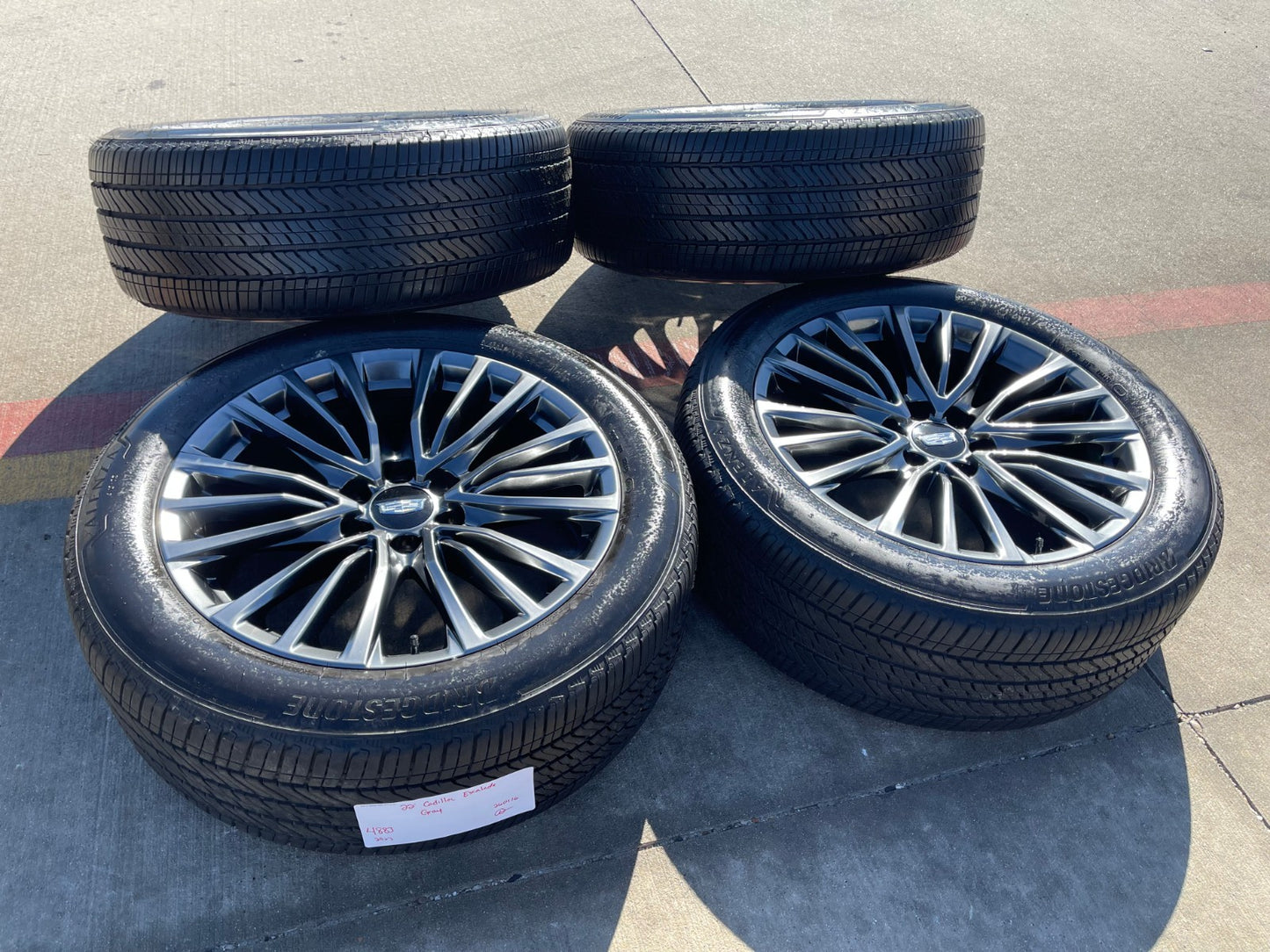 22" Cadillac Escalade V Platinum OEM 4883 95479 wheels rims 2023 2024 2025 2026