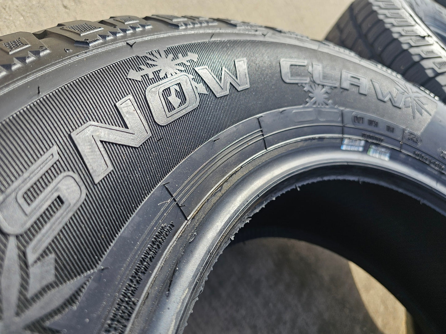 (4) 265/70/18 Cooper Discoverer Snow Claw LT 10 ply load range E tires