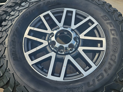 20" Ford F-250 F-350 OEM 10104 LARIAT rims wheels BFG KM2 37"