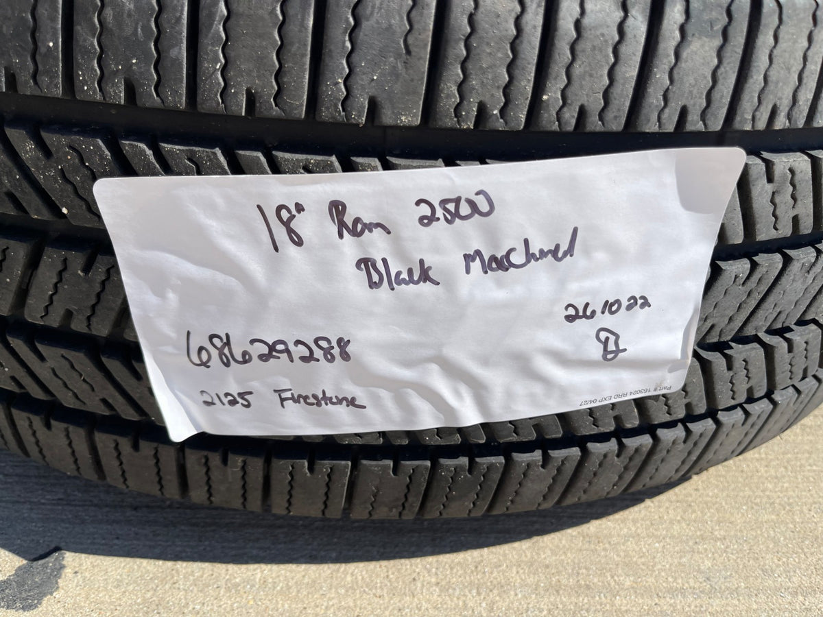 18" Dodge RAM 2500 3500 OEM 68629288 wheels rims tires FIRESTONE H/T2 SET