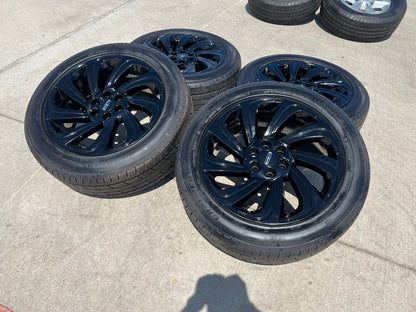22" Lincoln Navigator OEM rims wheels 10497 Black Label tires NEW