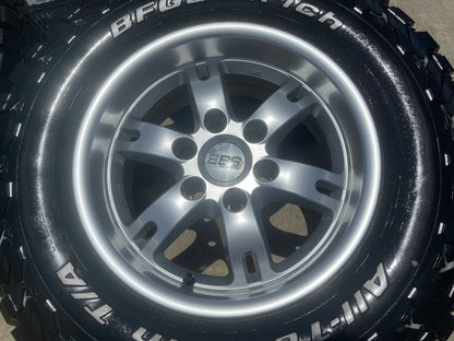 17" Toyota FJ Cruiser BBS TRD PRO 4Runner Tacoma OEM wheels rims BFG KO2 A/T NEW