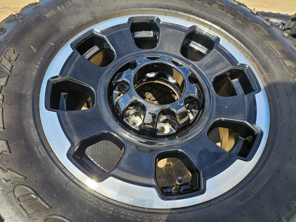 18" Ford F-250 F-350 OEM TREMOR rims wheels 10482 tires SET GOODYEAR DURATRAC AT