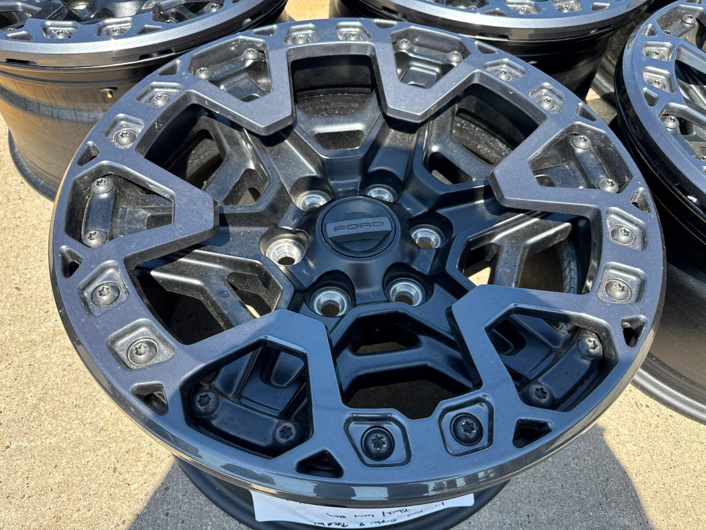 (4) 17" Ford F-150 Raptor R OEM BEADLOCK rims wheels 2024 2025 2026 2027 NEW