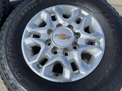 18" Chevy Silverado 2500 3500 OEM 5959 wheels rims BRIDGESTONE SET