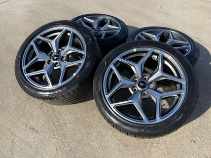 19" Ford Mustang GT Performance Track Pack OEM wheels rims TPMS 2025 2026 NEW