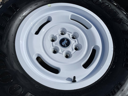 17" Ford Bronco HERITAGE Stroppe Edition 10463 OEM wheels rims white SET NEW 35"