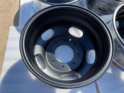 17" Ford F-350 Dually OEM 3618 3619 black rims wheels NEW