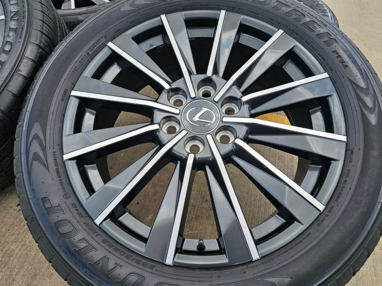 22" Lexus GX550 OEM wheels rims Toyota Land Cruiser Tundra 78519 LX600 2024-2027