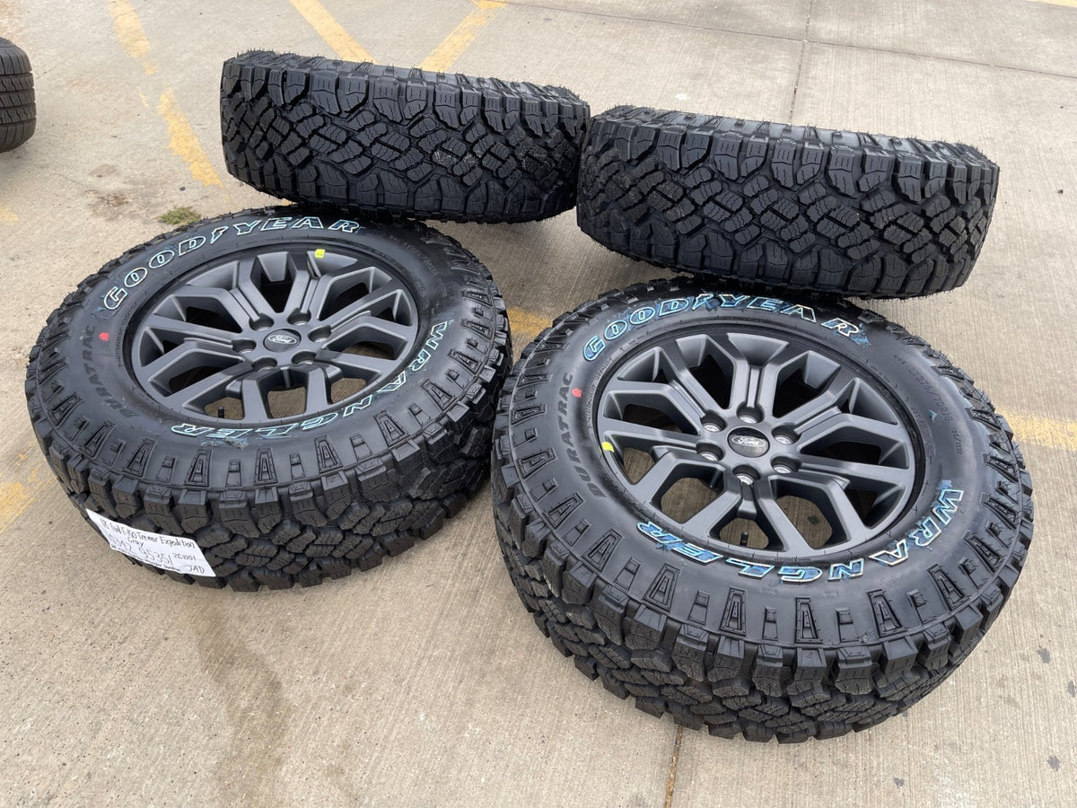 18" Ford F-150 TREMOR OEM rims wheels 10342 95351 Expedition SET DURATRAC AT NEW