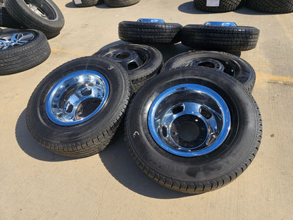17" Dodge Ram 3500 Dually Laramie 8x200 wheels rims 2703 2704 OEM SET DISCOUNTED