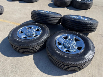18" Dodge Ram 2500 3500 STEEL chrome OEM 2473 wheels rims tires 2024 2025 NEW