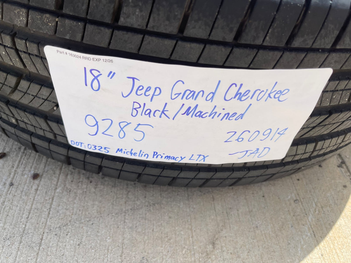 18" Jeep Grand Cherokee L OEM wheels rims 9285 95198 Durango 2025 2026 MICHELIN