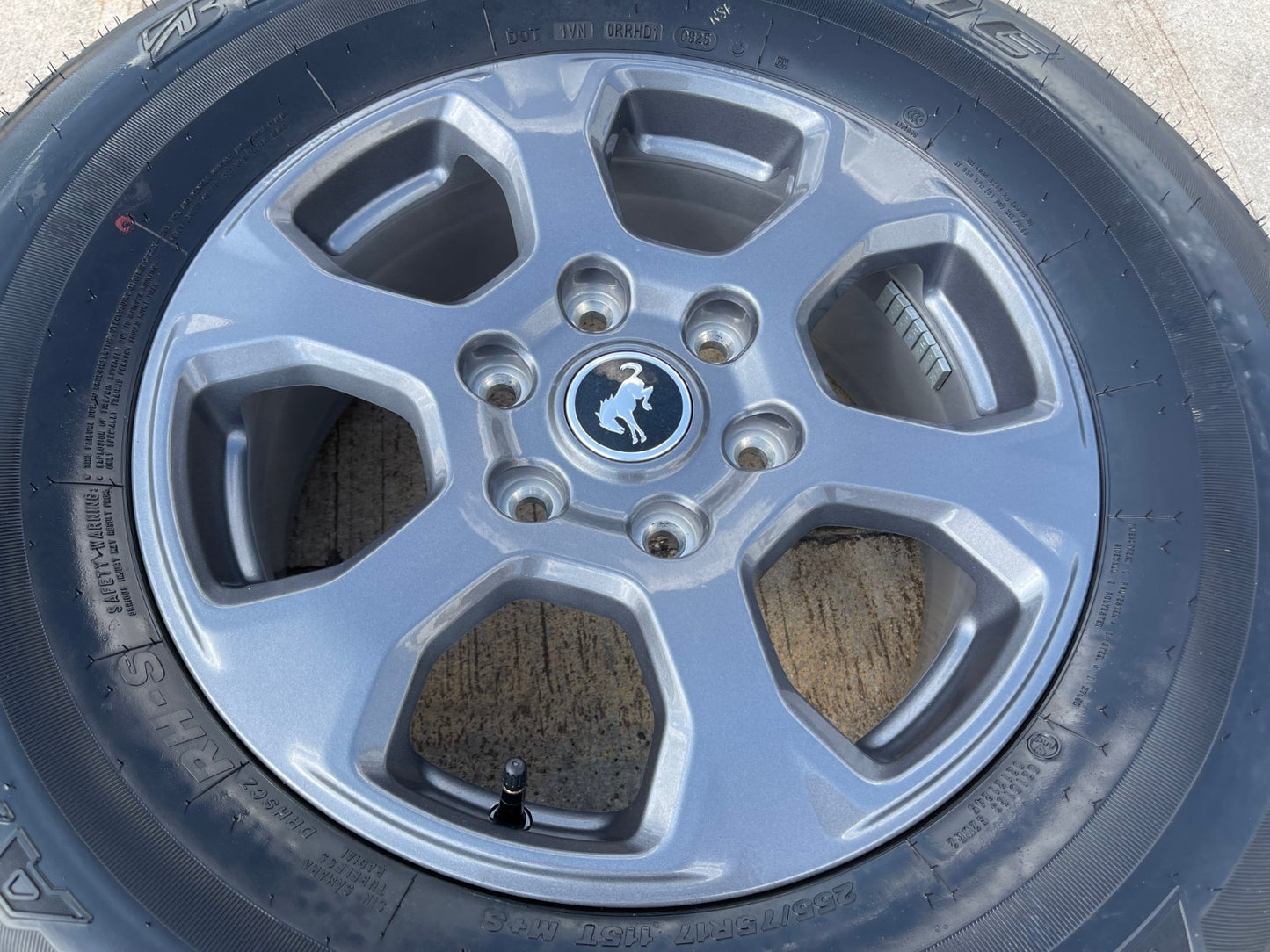 17" Ford Bronco wheel rim tire SPARE 10384 OEM Ranger 2023 2024 2025 2026 NEW
