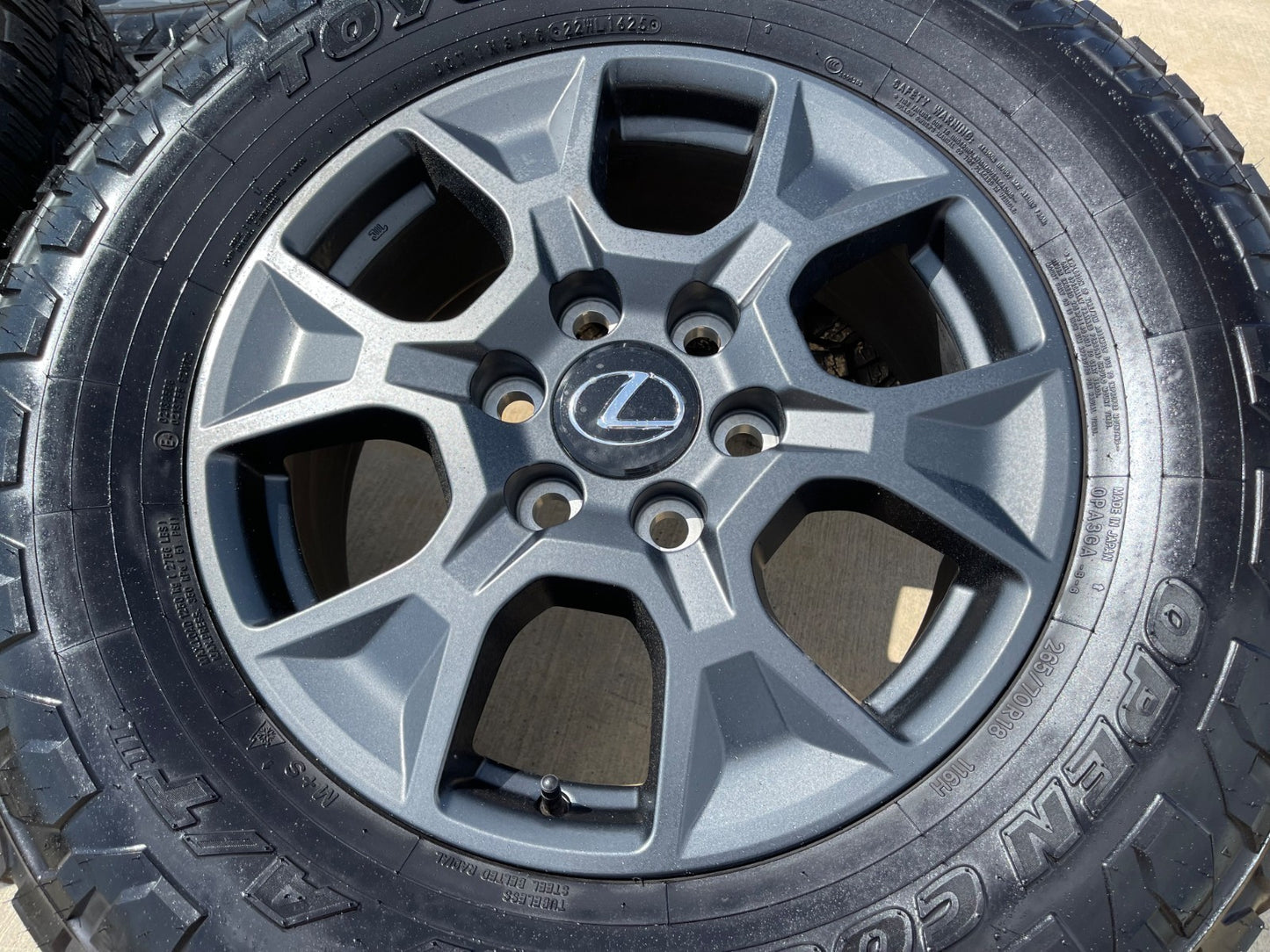 18" Toyota Tacoma TRD OEM 10544 wheels rims Land Cruiser Tundra SET TOYO A/T3