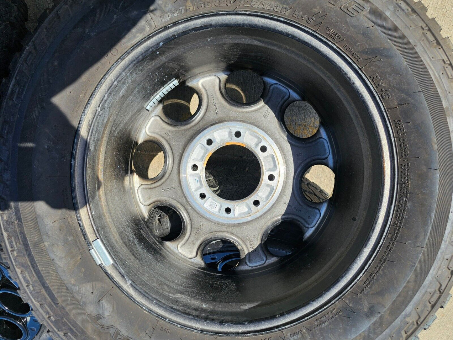 20" Ford F-250 F-350 OEM black TREMOR wheels rims 10299 tires BRIDGESTONE NEW