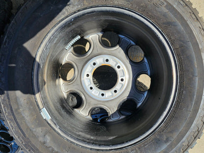 20" Ford F-250 F-350 OEM black TREMOR wheels rims 10299 tires BRIDGESTONE NEW