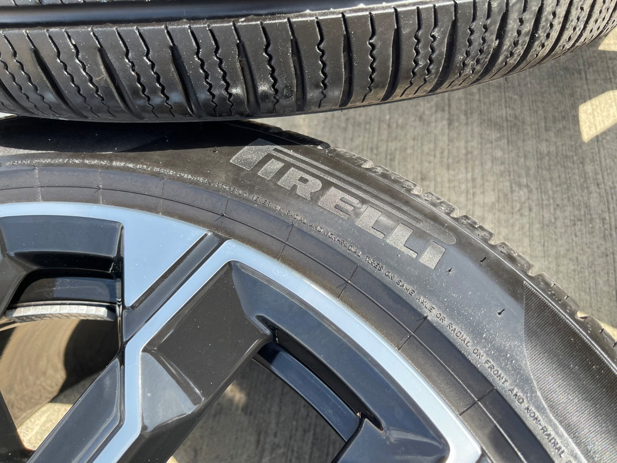 20" BMW M760i 740i 640i OEM Series 1036M SET black wheels rims tires