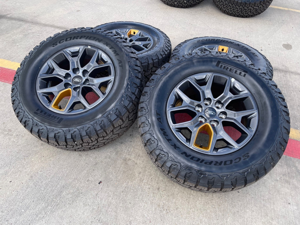 18" Ford Expedition F-150 TREMOR OEM rims wheels TIMBERLINE PIRELLI XTM NEW 2027