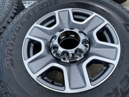 18" Ford F-250 F-350 Lariat FX-4 OEM gray wheels 10298 tires 2024 2025 2026 NEW