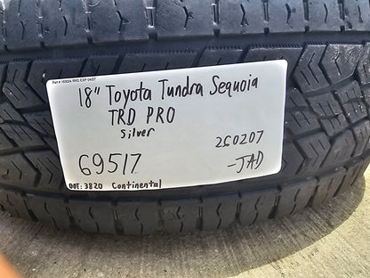 18" Toyota Tundra Sequoia TRD PRO OEM 69517 wheels rims 5x150 SET CONTINENTAL